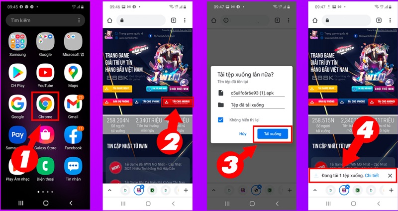 tải iwin club trên android